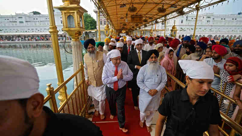 UN Chief António Guterres Visits Golden Temple in Amritsar. Photo: UN