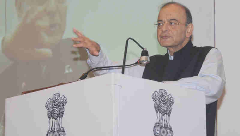 Arun Jaitley delivering the keynote address at the Competition Commission of India’s (CCI) One-Day Road Show on Competition Law (National Conference on Public Procurement), in New Delhi on November 05, 2018