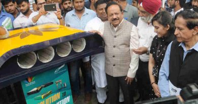 Dr. Harsh Vardhan at the launch of the Delhi Clean Air Campaign, in New Delhi on November 01, 2018. Photo: PIB
