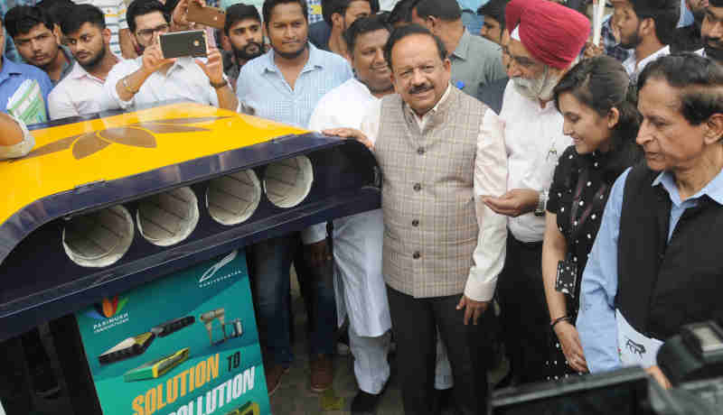 Dr. Harsh Vardhan at the launch of the Delhi Clean Air Campaign, in New Delhi on November 01, 2018. Photo: PIB