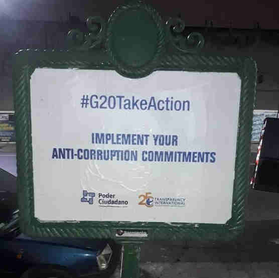 #G20TakeAction: Implement Your Anti-Corruption Commitments