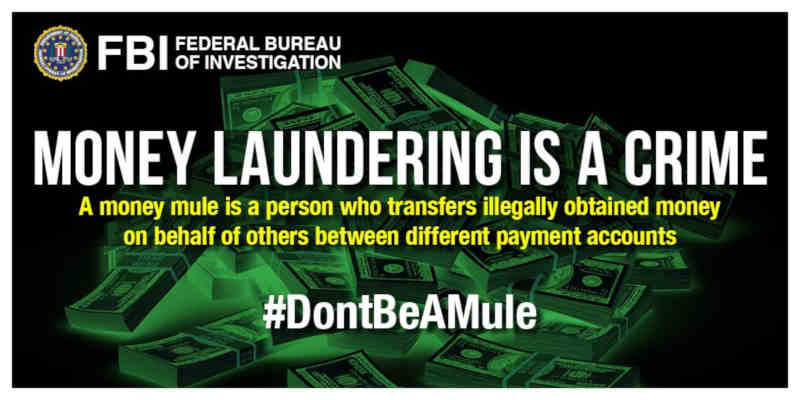 Money Mules. Photo: FBI