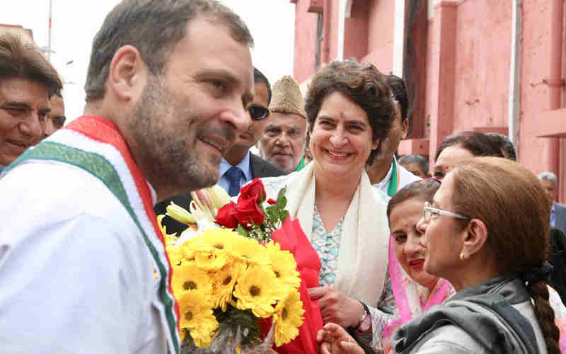 Rahul Gandhi and Priyanka Gandhi. Photo: Congress