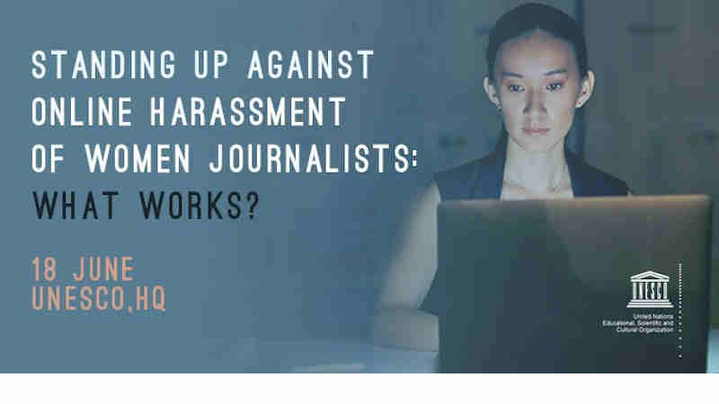 How to Prevent Online Harassment of Women Journalists. Photo: UNESCO