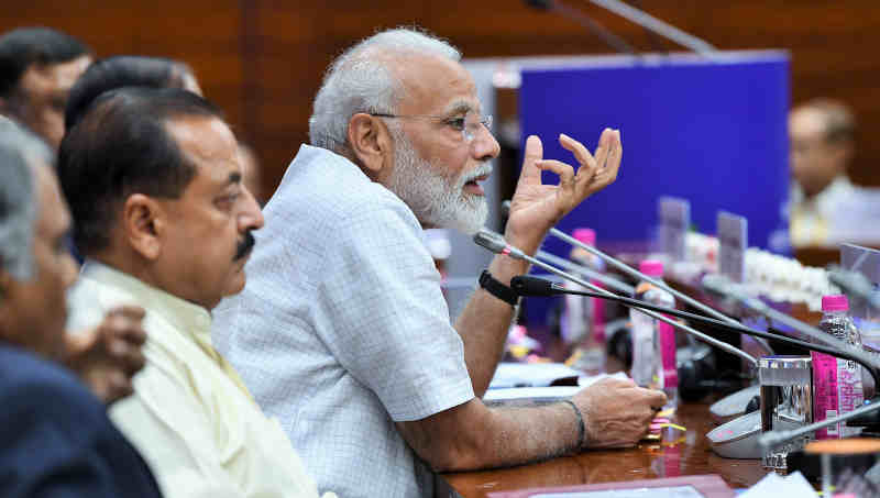 Narendra Modi addressing the Inaugural Session of Assistant Secretaries (IAS Officers of 2017 batch), in New Delhi on July 02, 2019. Photo: PIB