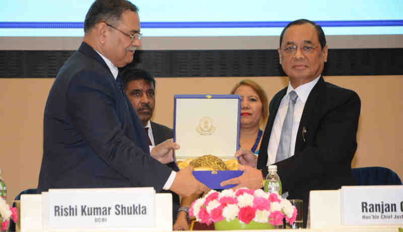 Director of CBI Rishi Kumar Shukla with Chief Justice of India Justice Ranjan Gogoi. Photo: CBI