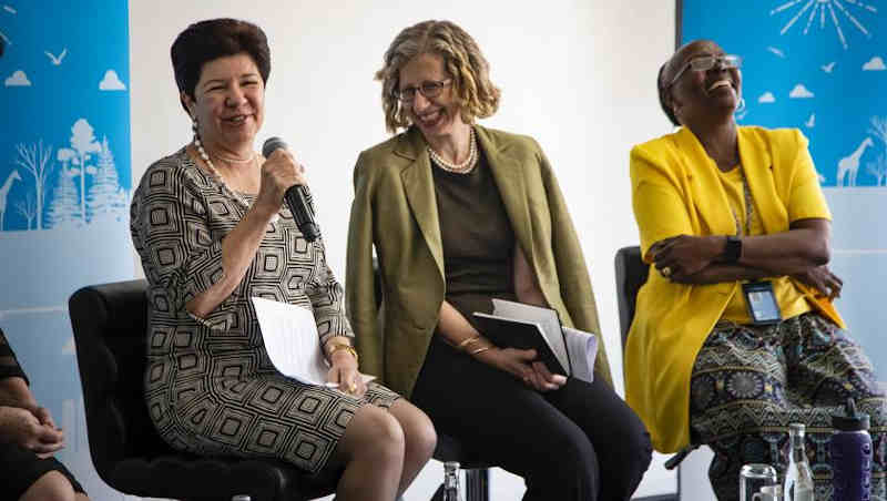 Ivana Farina, Inger Andersen and Elizabeth Mrema Photo by Florian Flussstetter / UN Environment