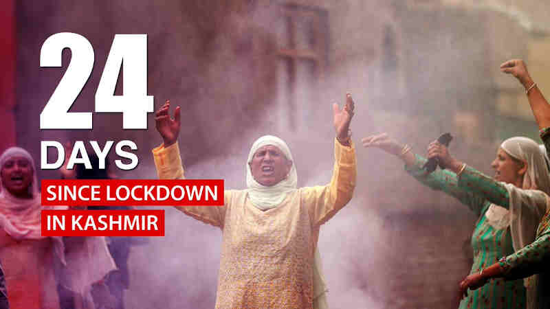 Congress Says People of Kashmir Imprisoned by Modi Govt. Photo: Congress