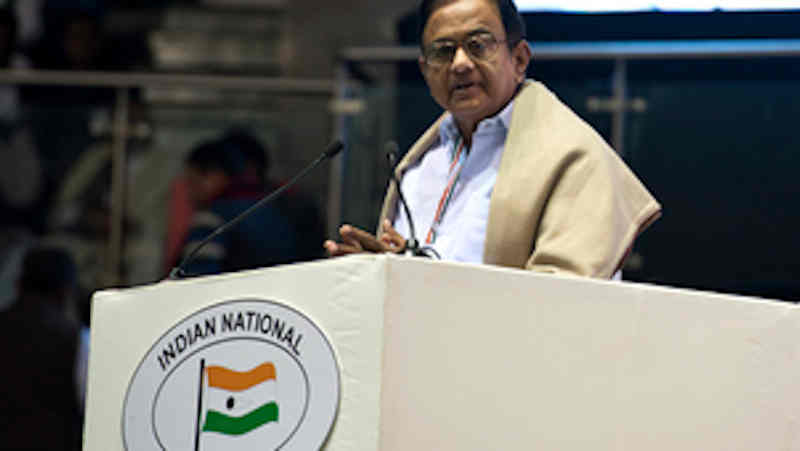 P. Chidambaram. Photo: Congress