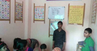 Students at RMN Foundation Free School for Deserving Children at New Delhi, India. Photo: Rakesh Raman / RMN News Service