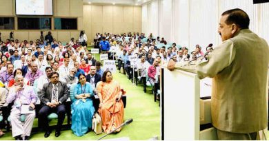Dr. Jitendra Singh addressing the National Workshop on Centralised Public Grievance Redress and Monitoring System (CPGRAMS) Reforms, organised by the Department of Administrative Reforms and Public Grievances (DARPG), Ministry of Personnel, Public Grievances and Pensions, in New Delhi on November 05, 2019. Photo: PIB