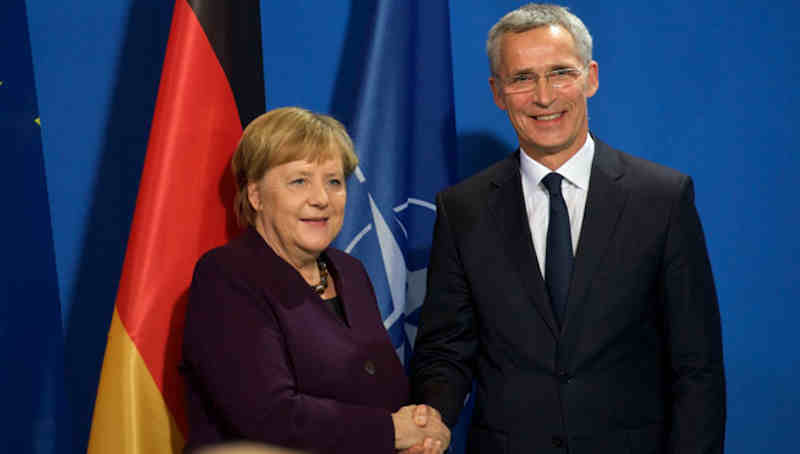 NATO Secretary General Jens Stoltenberg and German Chancellor Angela Merkel. Photo: NATO