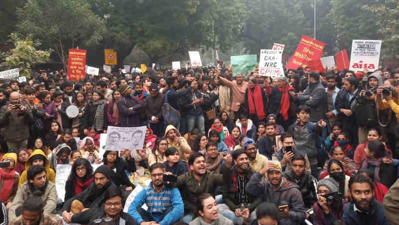 People Revolt in India Against Hindu Rulers Narendra Modi and Amit Shah on December 19, 2019