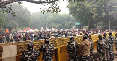 Heavy police force deployed to crush protests against PM Modi's government in India. (file photo)