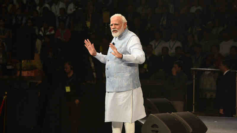 Prime Minister Narendra Modi interacting with the students, teachers, and parents during the ‘Pariksha Pe Charcha 2020’ in New Delhi on January 20, 2020. Photo: PIB (file photo)