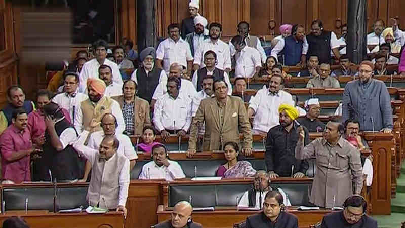 A Scene of Lok Sabha in India. Photo: LSTV