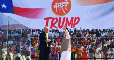 President Donald Trump and PM Narendra Modi at the Namaste Trump event in India on February 24, 2020. Photo: PIB