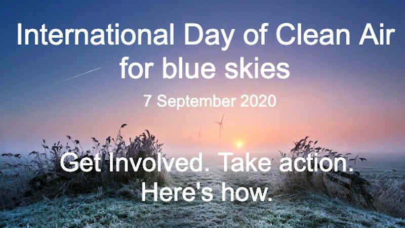 International Day of Clean Air for Blue Skies. Photo: WMO / Anna Zuidema