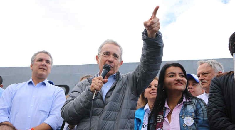 Former Colombian President Alvaro Uribe. Photo: Alvaro Uribe website