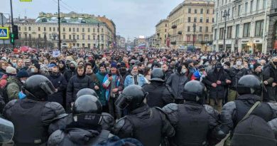 Protesters who gather in Russia against the authoritarian regime of President Vladimir Putin blocked by Russian security forces on January 23, 2021. Photo: Anti-Corruption Foundation of Russian activist and opposition leader Alexei Navalny. (Representational Image)