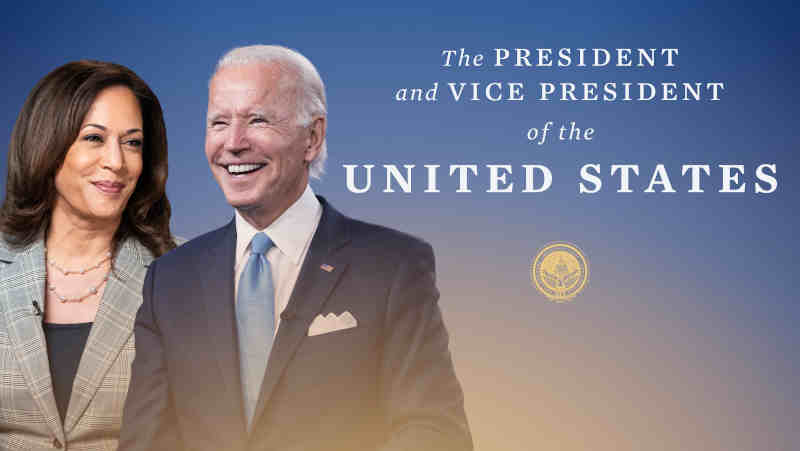 U.S. President Joe Biden and Vice President Kamala Harris. Photo: Biden Inaugural Committee