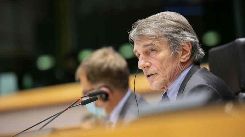 European Parliament President David Sassoli opening the first plenary session of 2021. Photo: European Union 2021, EP 