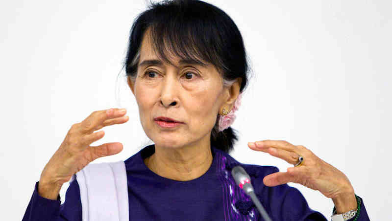 Aung San Suu Kyi, General Secretary of the National League for Democracy of Myanmar, addresses a meeting at the United Nations in New York. Photo: UN / Rick Bajornas (file photo)