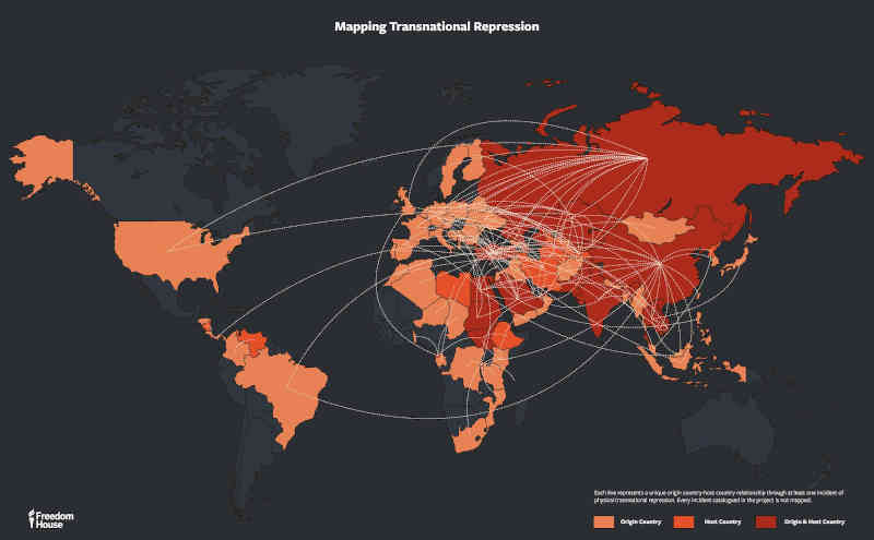 Transnational Repression. Photo: Freedom House