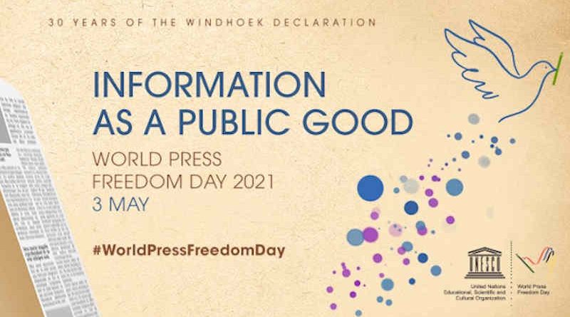World Press Freedom Day: Information as a Public Good. Photo: UNESCO