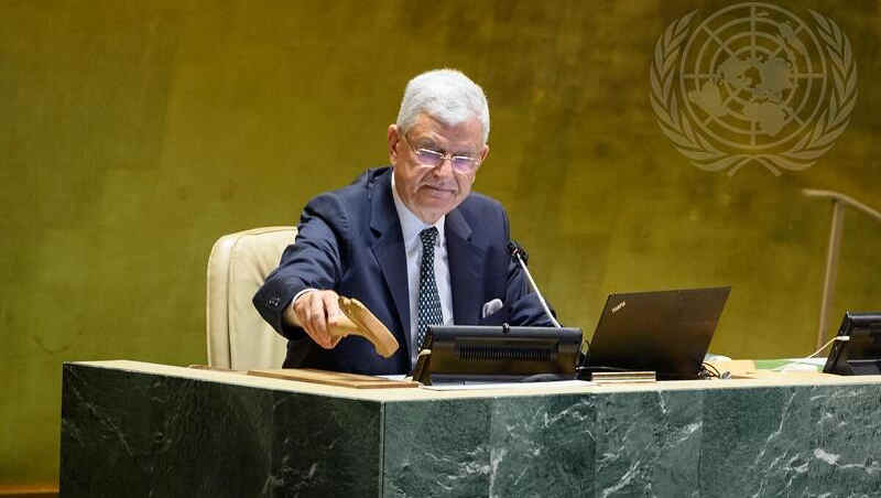President of the 75th session of the United Nations General Assembly and the special session against corruption, Mr. Volkan Bozkır. Photo: UN General Assembly
