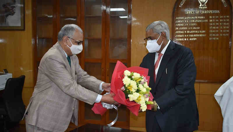 Arun Kumar Mishra, former Judge of the Supreme Court of India, joined as the new Chairperson of the National Human Rights Commission (NHRC) of India on June 2, 2021. Photo: NHRC