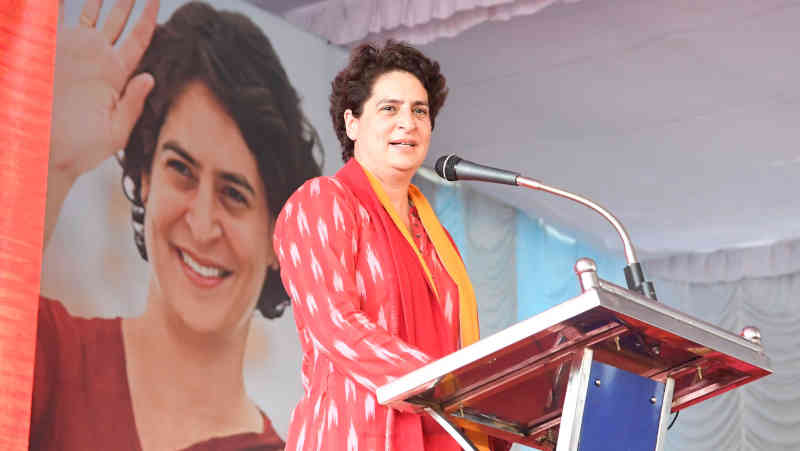 Congress leader Priyanka Gandhi. Photo: Congress