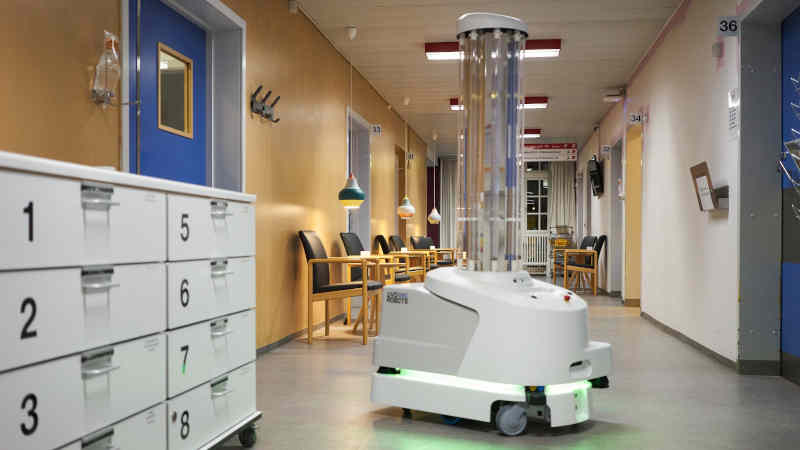 Disinfection Robot. Photo: European Commission