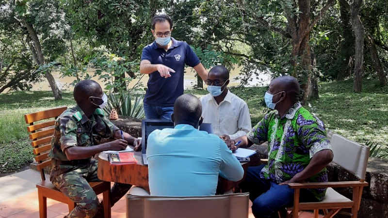 UNODC helping to prevent corruption related to wildlife crime and save endangered species in a Congolese National Park. Photo: UNODC