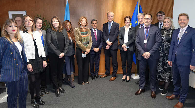 The United Nations Office on Drugs and Crime (UNODC) and the European Commission’s Directorate-General for Migration and Home Affairs (DG HOME) co-organized the first-ever EU-UNODC Anti-Corruption Dialogue in Brussels on October 6, 2022. Photo: European Commission, DG HOME