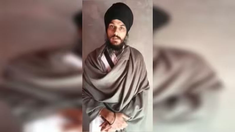 Edited Screengrab from Amritpal Singh Video