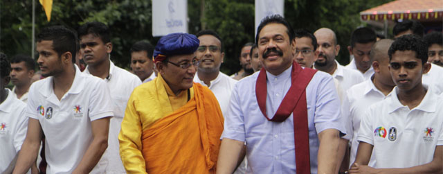 Mahinda Rajapaksha, President of Sri Lanka