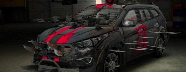 Hyundai's Santa Fe Zombie Survival Machine