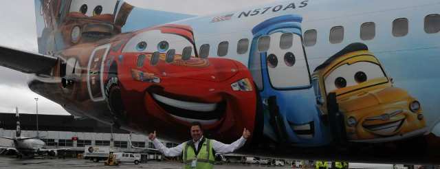 Alaska Airlines Debuts Disney-Themed Airplane