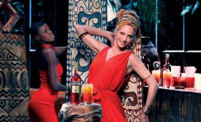 Hollywood Star Uma Thurman in Campari Calendar