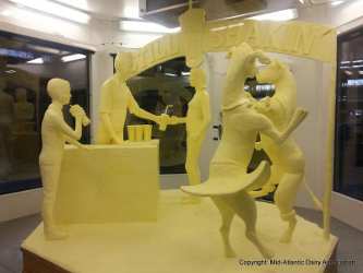 1,000-Pound Butter Sculpture