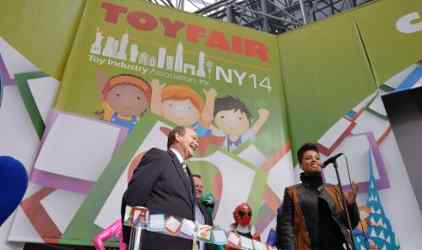 Alicia Keys Opens Toy Fair