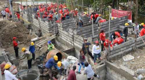 Delta Volunteers Build Homes in Philippines