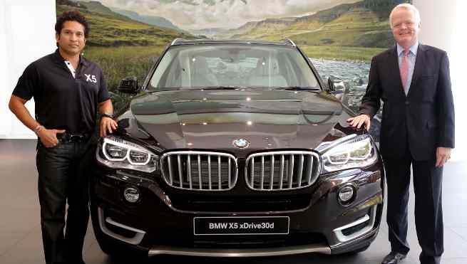 Sachin Tendulkar Launched BMW X5 in India