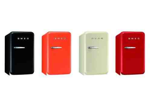 Smeg Launches Small Fridge in Four Colors