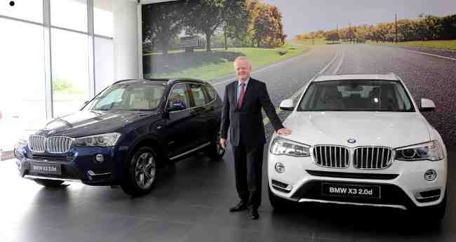 Philipp von Sahr, President, BMW Group India with the new BMW X3