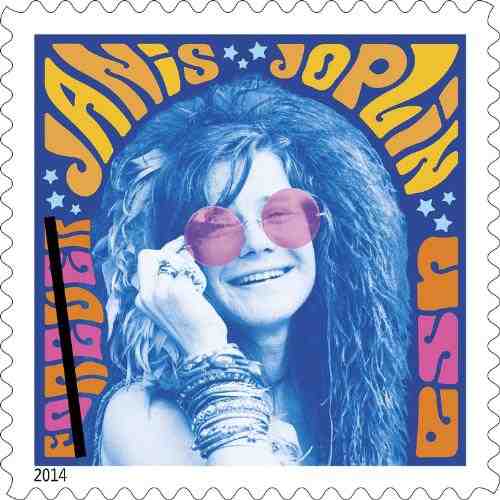 Janis Joplin Honored with Music Icons Forever Stamp