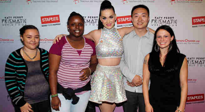 Katy Perry and Staples Join Hands to Help Teachers