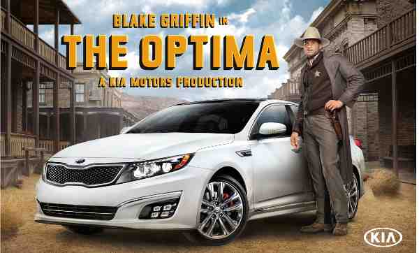 NBA All-Star Blake Griffin Stars in Kia Optima Ad Campaign