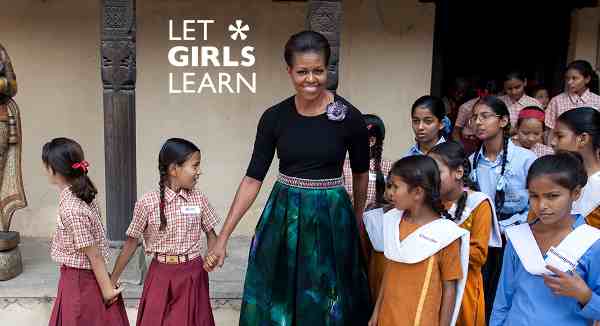 President Obama and Michelle Obama Say Let Girls Learn